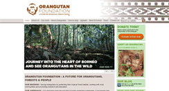 Desktop Screenshot of orangutan.org.uk